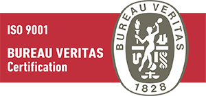 Our quality management system has been audited by Bureau Veritas.